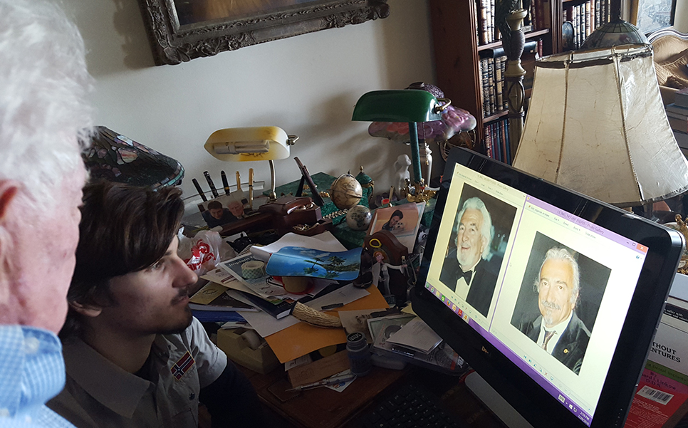 Linkow chiede a Massimiliano Tramonte di caricargli sul desktop le foto di Stefano e Silvano Tramonte